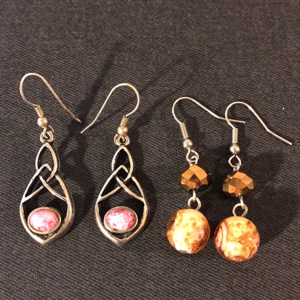 2 pair Vintage Earrings